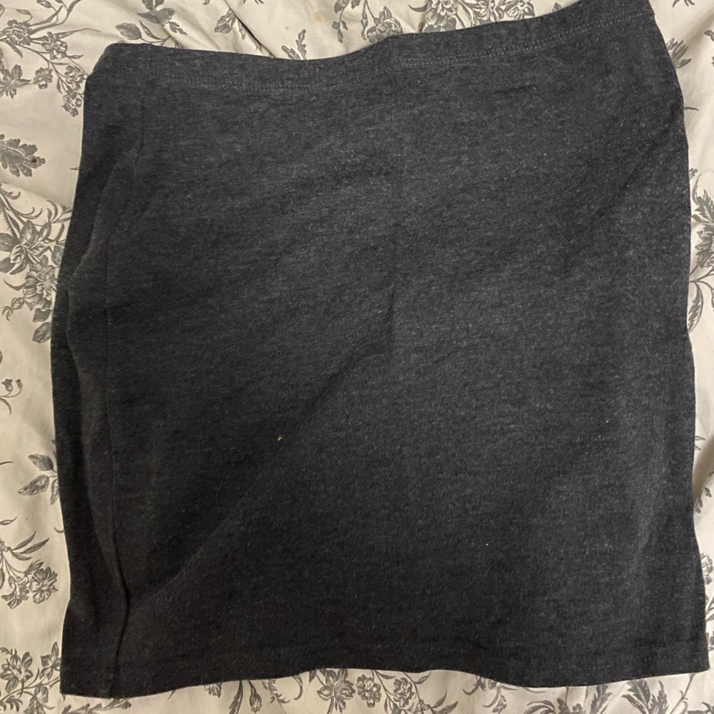 Dark Grey Pencil Skirt